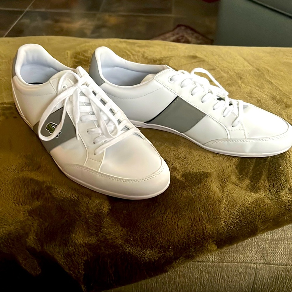 White Lacoste Casual Sneakers